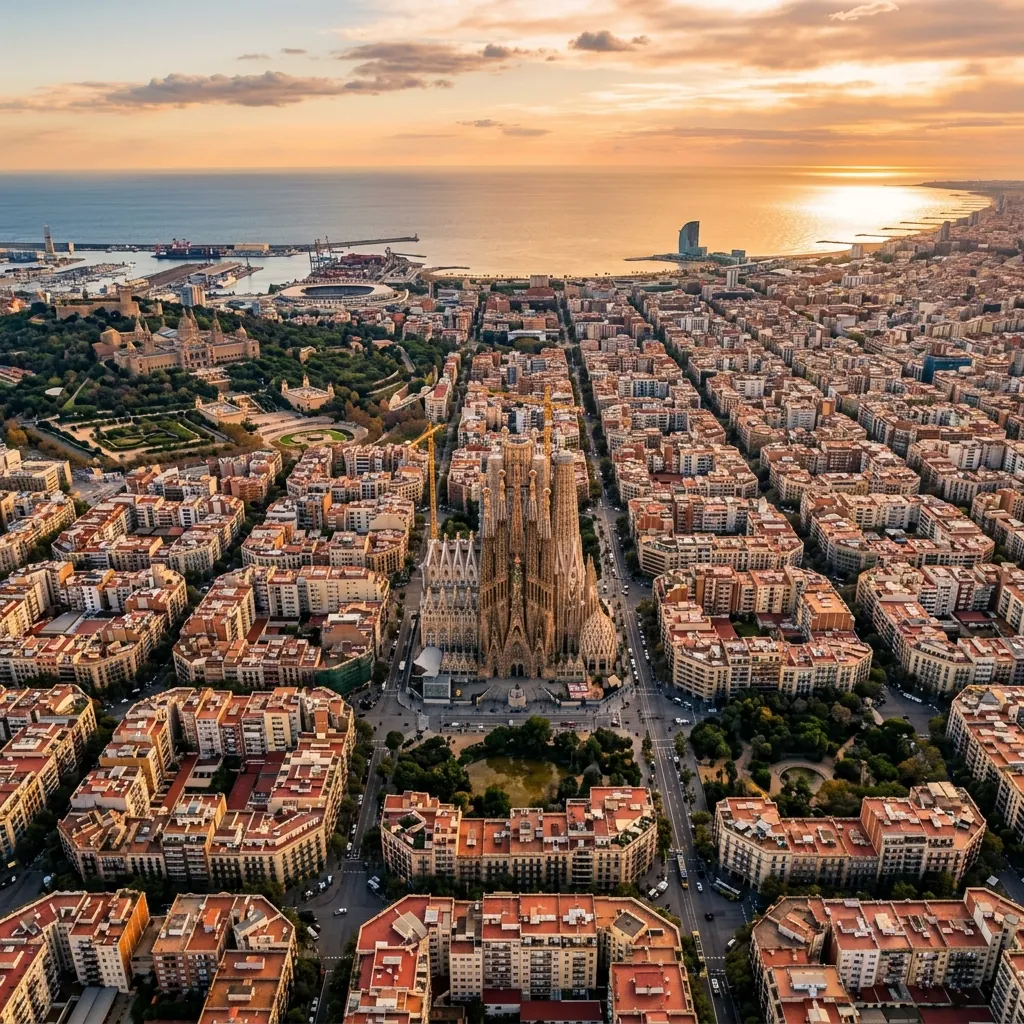 Barcelona cityscape