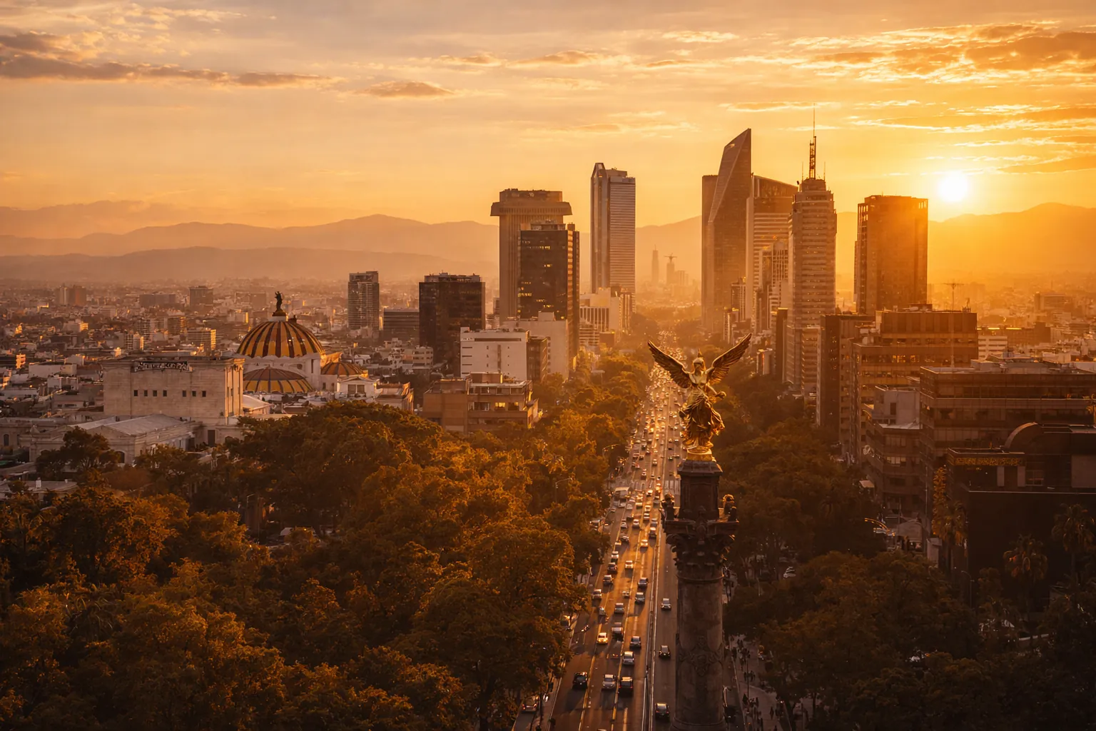 Mexico City cityscape