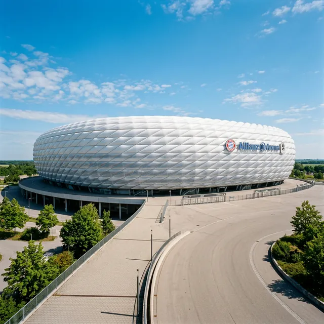Allianz Arena stadium exterior