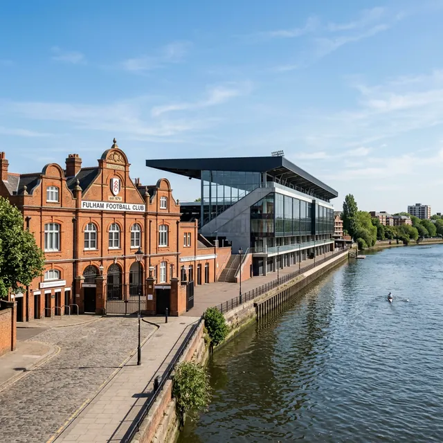 Craven Cottage stadium exterior
